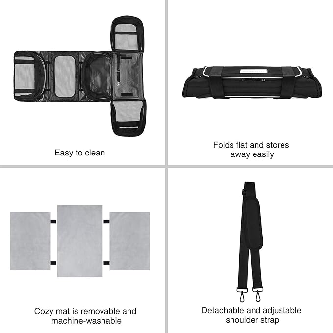 TSA Airline Approved Large Pet Travel Carrier, 4 Sides Expandable - Image 8
