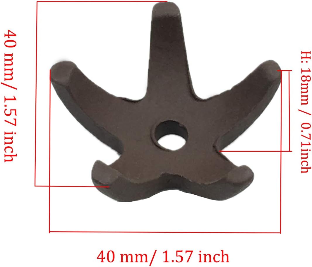 COMOK Fish Tank Decorations 5 Pcs Aquarium Mini Starfish-Shaped Shrimp Home Fish Tank Shelter Breeding Cave, Brown