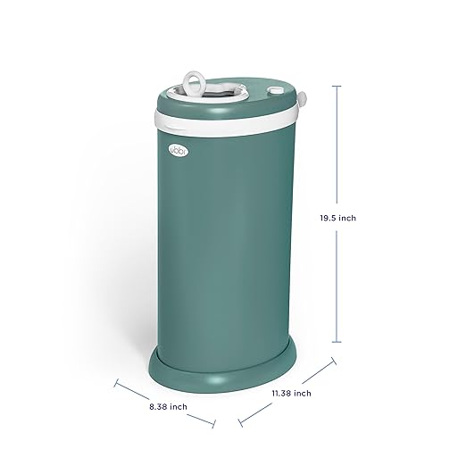 Ubbi Stainless Steel Diaper Pail, Odor Locking, No Special Bag Required - Image 2