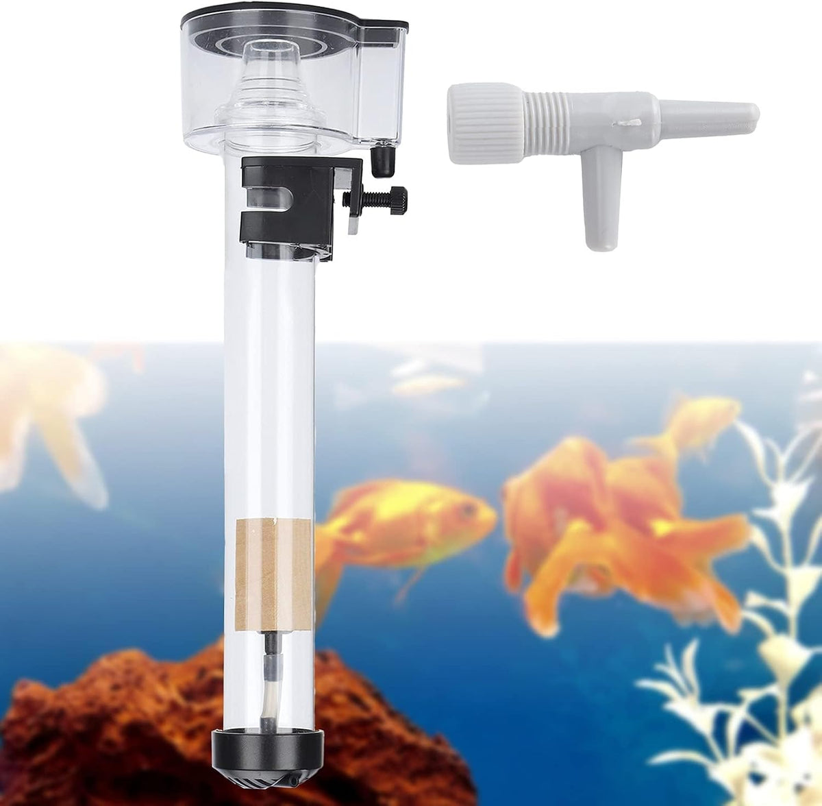 Aquarium Protein Skimmer Aquarium Protein Skimmer Oil Film Processor for Oil Removing Air Adjustment Accessories
