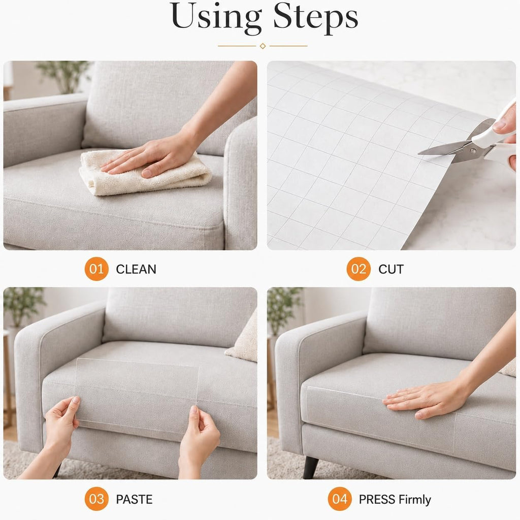 Cat Scratch Furniture Protector, 157.5 x 11.8 Inches, Clear Vinyl