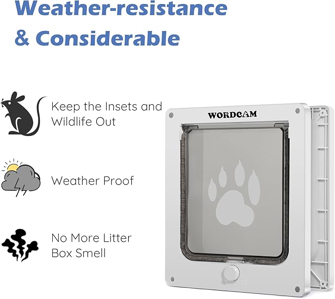 Wordcam X-Large Cat Door, Cat Door - Image 5