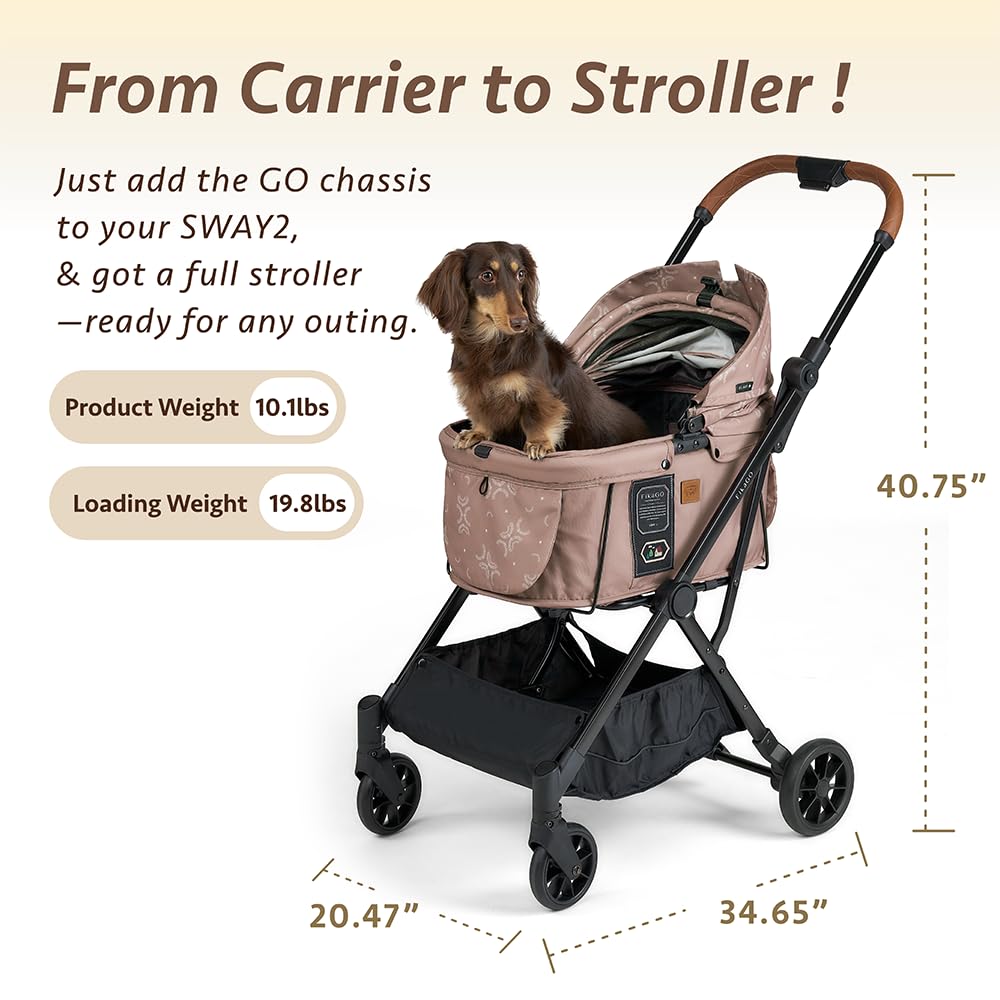 FikaGO-Exclusive GO PET Stroller Chassis