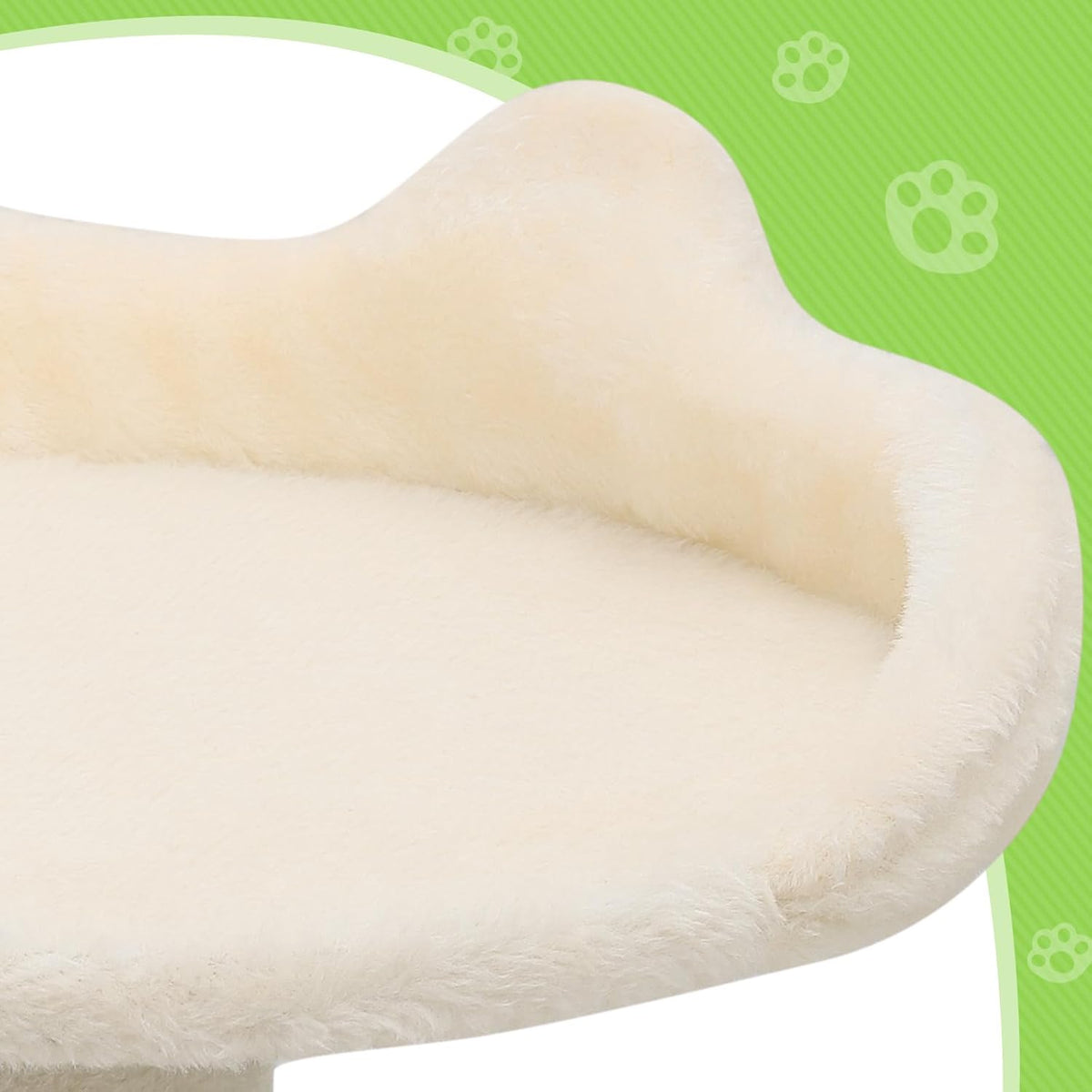 Magshion Cat Tree 55" Cats Tower for Indoor Cats, Multi-Level Cat Condo with Scratching Post, Top Perch, Sisal Board and Dangling Ball, Cat Stand Jumping Platform Kittens Pet Play House (Beige)