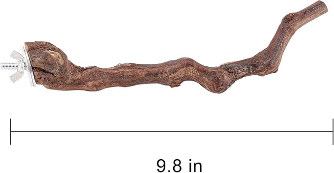 2 pcs 9.8 inch Bird Perches Stand Natural Wood Bird Perches, Birdcage Wood - Image 2