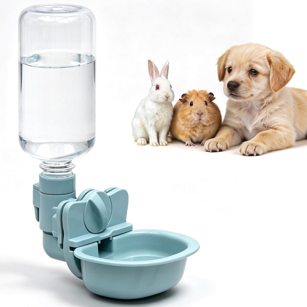 Lemtrflo 17oz Rabbit Water Bottle, Cage Automatic Waterer Dispenser