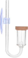 CO2 Diffuser, Fish Tank CO2 Atomizer, Transparent CO2 Diffuser, Acrylic for Home Saves Original Materials Easy to Outgas Aquarium(M)