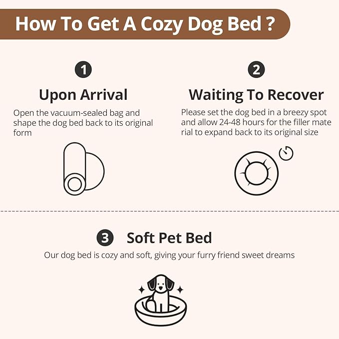 JOLLYVOGUE Calming Small Dog & Cat Bed - Image 8