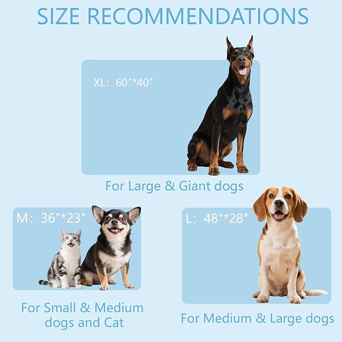 BECEMURU Dog Cooling Mat in Summer & Plush Warm Blanket in Winter, 2-Sided - Image 7