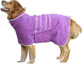 Dog Bathrobe Towel Dog Drying Coat Microfiber Absorbent Fast Drying Robes