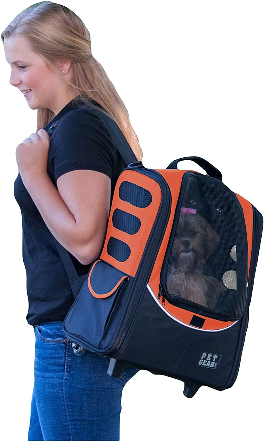 Pet Gear I-GO2 Roller Backpack, Medium Escort, NEW Copper