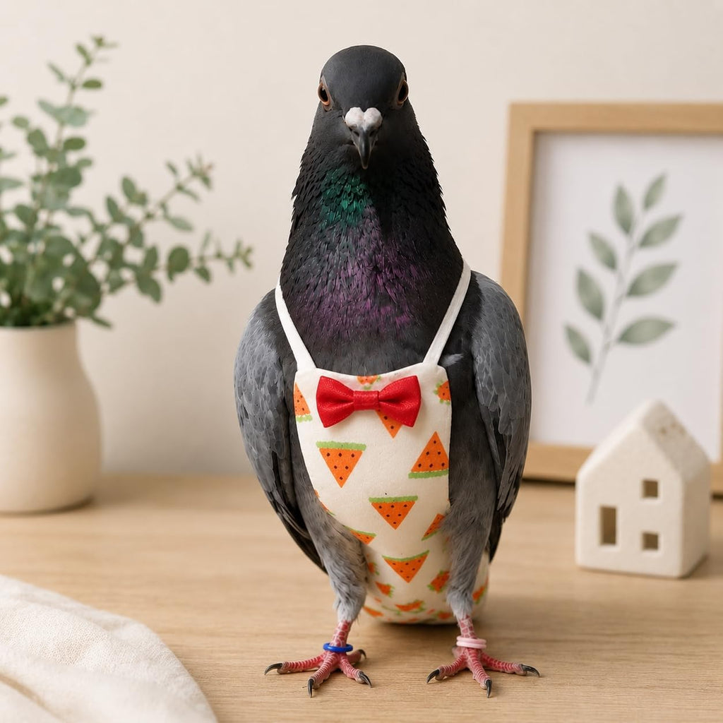 2Pcs Pigeon Diaper Pants Harness and Leash, Bird Diapers for Pigeons