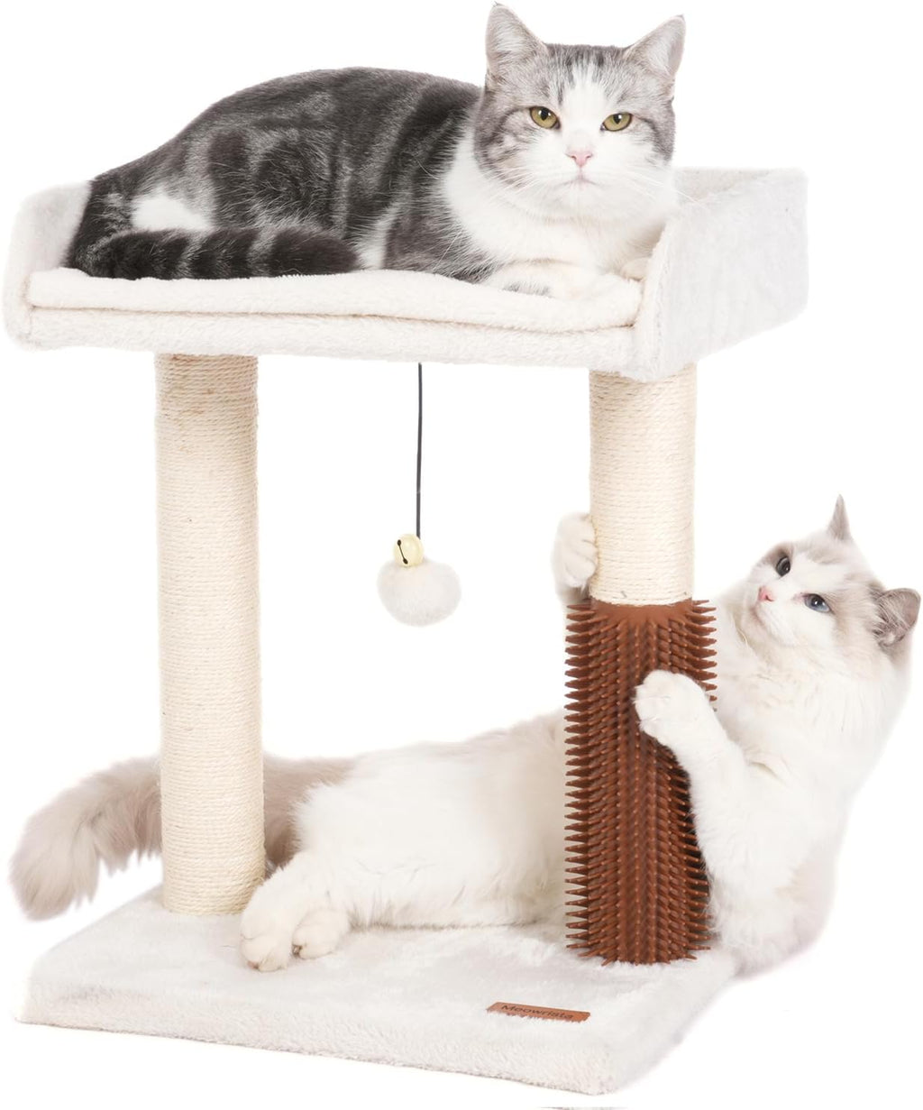 Cat Tree Tower for Large Cats Cat Scratching Post with Bed 20X16”