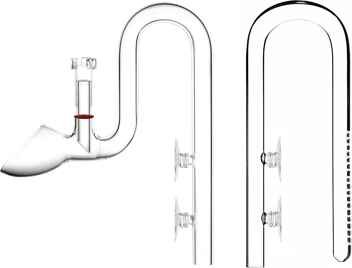 Mini Skimmer Lily Pipe Outflow and Inflow Kit for Nano Planted Tanks (17mm for 5/8'' i.d. (16/22mm) tubing)