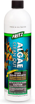 Fritz Aquatics Algae Clean Out - Algaecide for Fresh and Salt Water Aquariums, 16 oz
