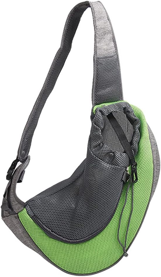 JiangYanus Dog Carrier Sling, Hand Free Dog Papoose with Adjustable Strap