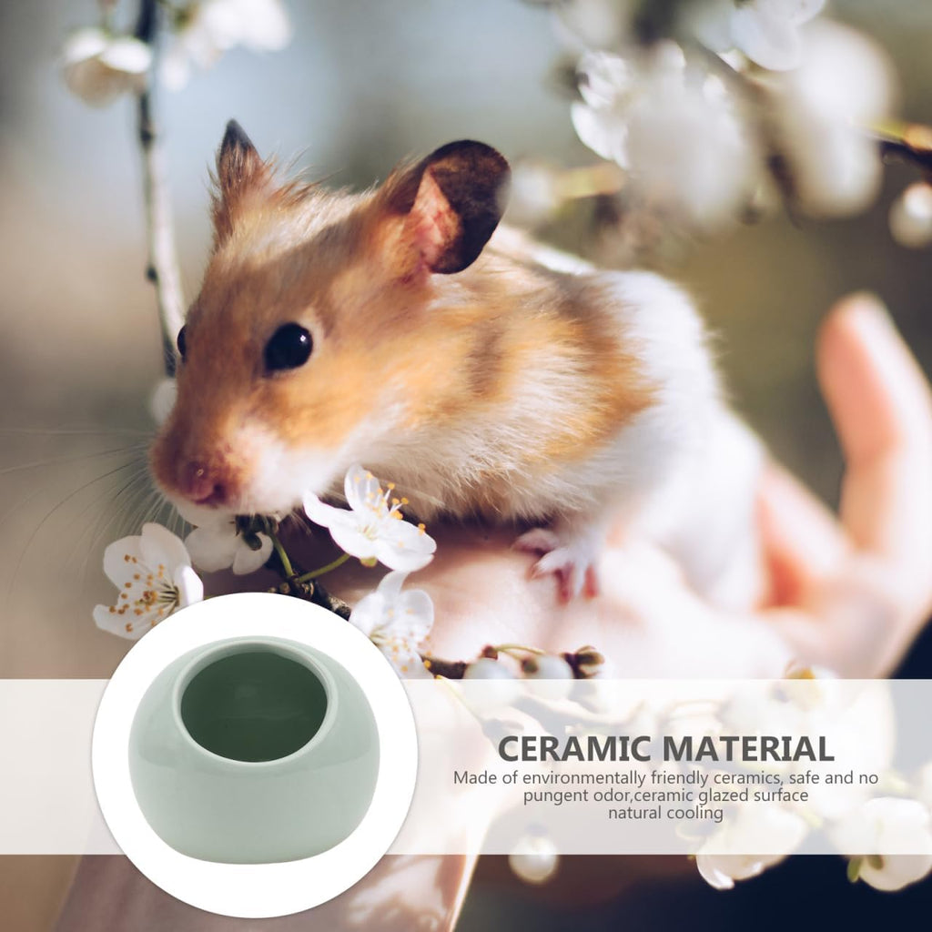 POPETPOP Hamster Summer Cooling Nest Pet Mat Small Animal Sleeping Bed Comfortable Pet Supply 3.14X3.14X2.55In Travel Couch Use