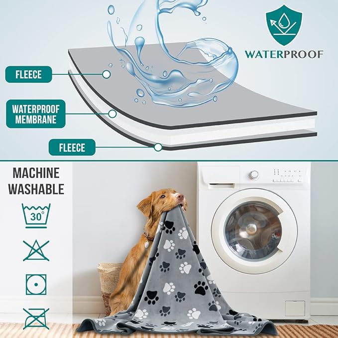 PetAmi Waterproof Pet Blanket Dog Bed Couch Cover - Image 3