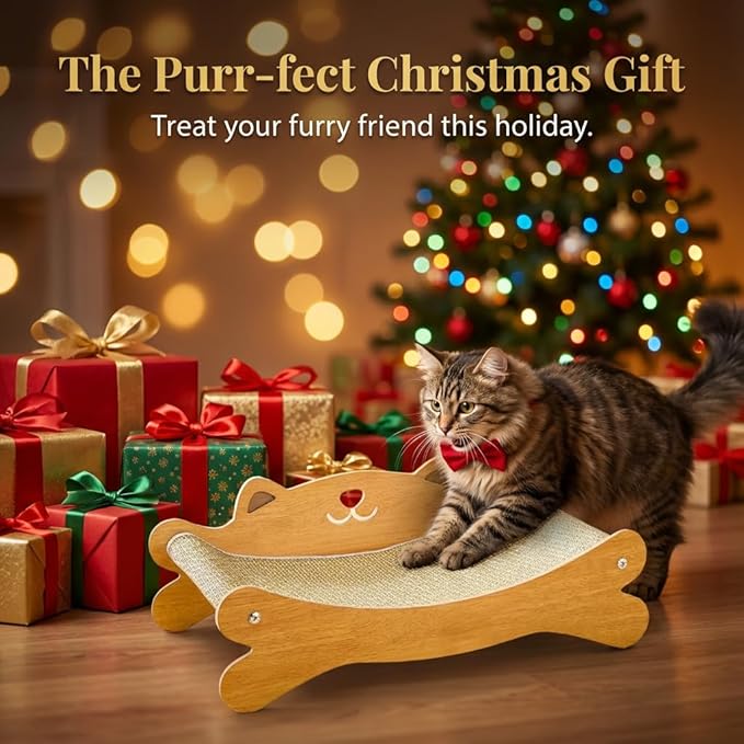 Cat Scratcher Bed for Indoor Cats Hammock for Scratch Pad Cat Scratching Post - Image 6