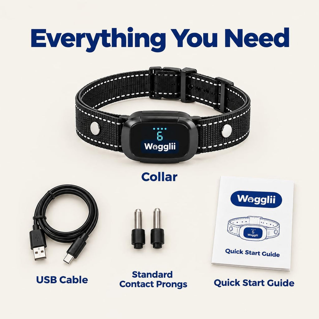 Dog Shock Collar with Bark Counter