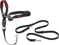 Halti Optifit Headcollar (Size M) & Training Leash (Size L, Black) Bundle