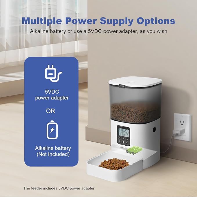 Automatic Cat Feeder, Cat Food Dispenser - Image 8