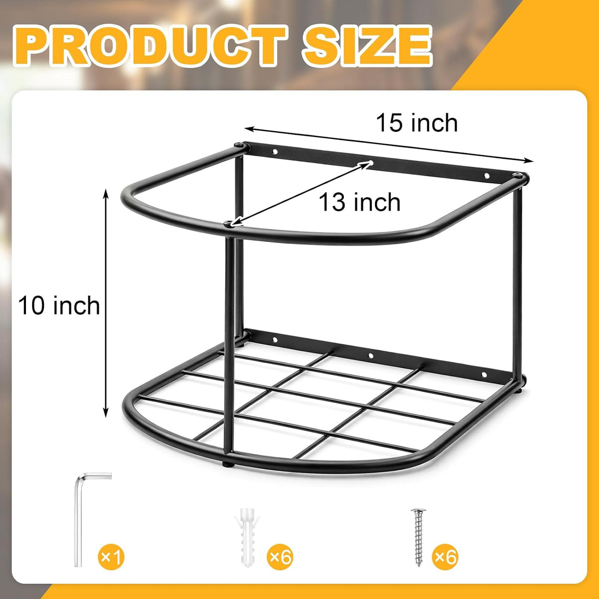 1 Pcs 5 Gallon Heavy Duty Horse Bucket Holder Wall Mounted Metal Water and Feed Bucket Hanger for Horse, Goat, Sheep and Other Livestock, Black
