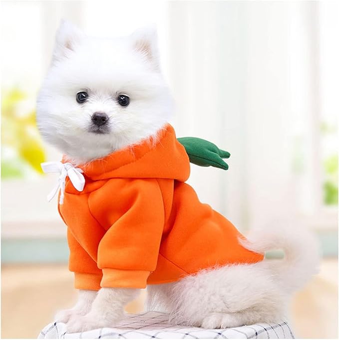 Warm Dog Winter Clothes Cute Fruit Dog Coat Hoodies Fleece Pet Dogs Costume - Image 5