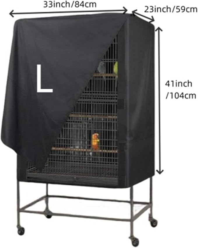 Bird Cage Cover Black Out, Protects Pets Privacy, Comfortable, Breathable - Image 7