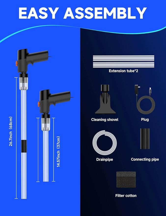 VIPASKA Electric Aquarium Gravel Cleaner Kit - Image 7