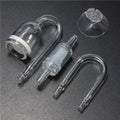 STARSIDE Aquarium CO2 Regulator,U Shape Aquarium CO2 Diffuser Check Glass Tube Suction Cup