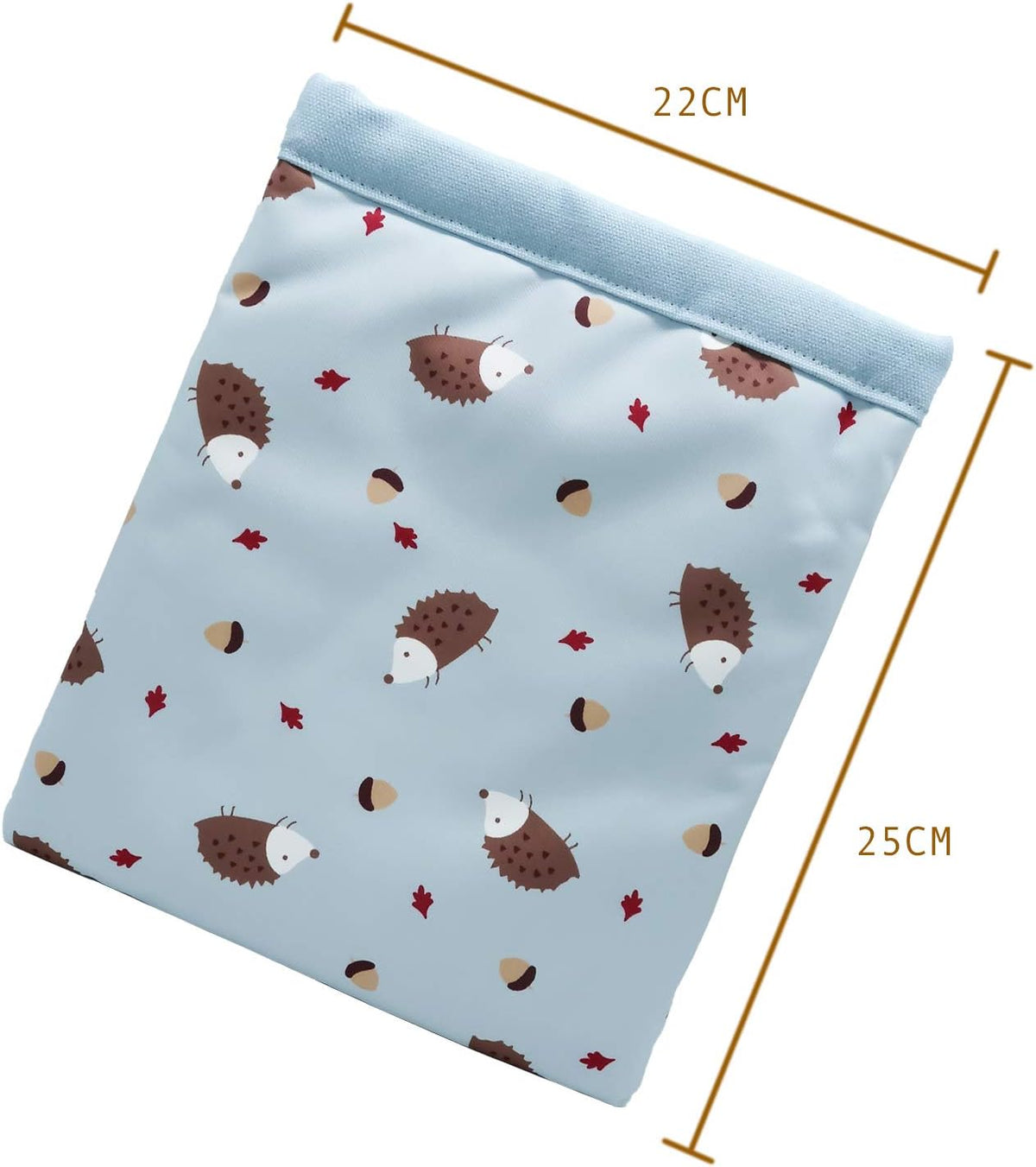 Handmade Cute Sleeping Bag Pouch Hideout Cave for Hedgehog Guinea Pig Hamster Rat Ferret Hamster Squirrel and Other Small Animal Beds (Blue)