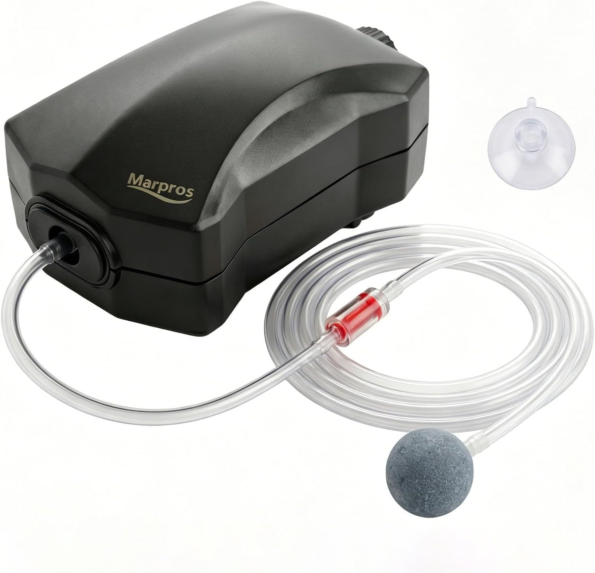 Aquarium Air Pump Single Outlet/Dual Outlet Adjustable Aerator with Accessories for 10-100 Gallon Fish Tank