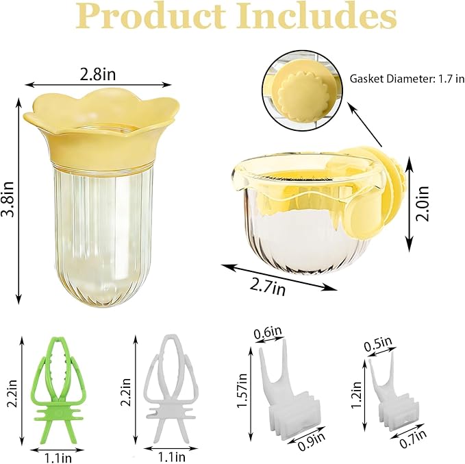 6 PCS Bird Cage Feeder for Vegetable Millet Holder Cage Accessories - Image 2