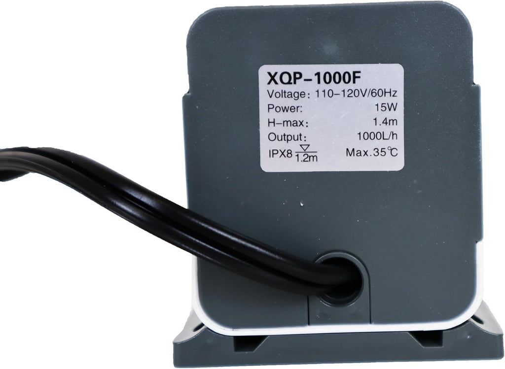 SunSun Submersible Aquarium Filter Pump with Internal Filtration & Water Circulation, Up to 264 GPH, 14W – XQP-1000F
