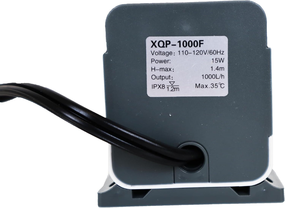 SunSun Submersible Aquarium Filter Pump with Internal Filtration & Water Circulation, Up to 264 GPH, 14W – XQP-1000F
