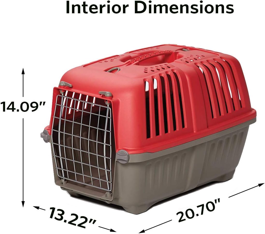 MidWest Spree Travel Carrier, 24-Inch, Small Pet Crate, Blue