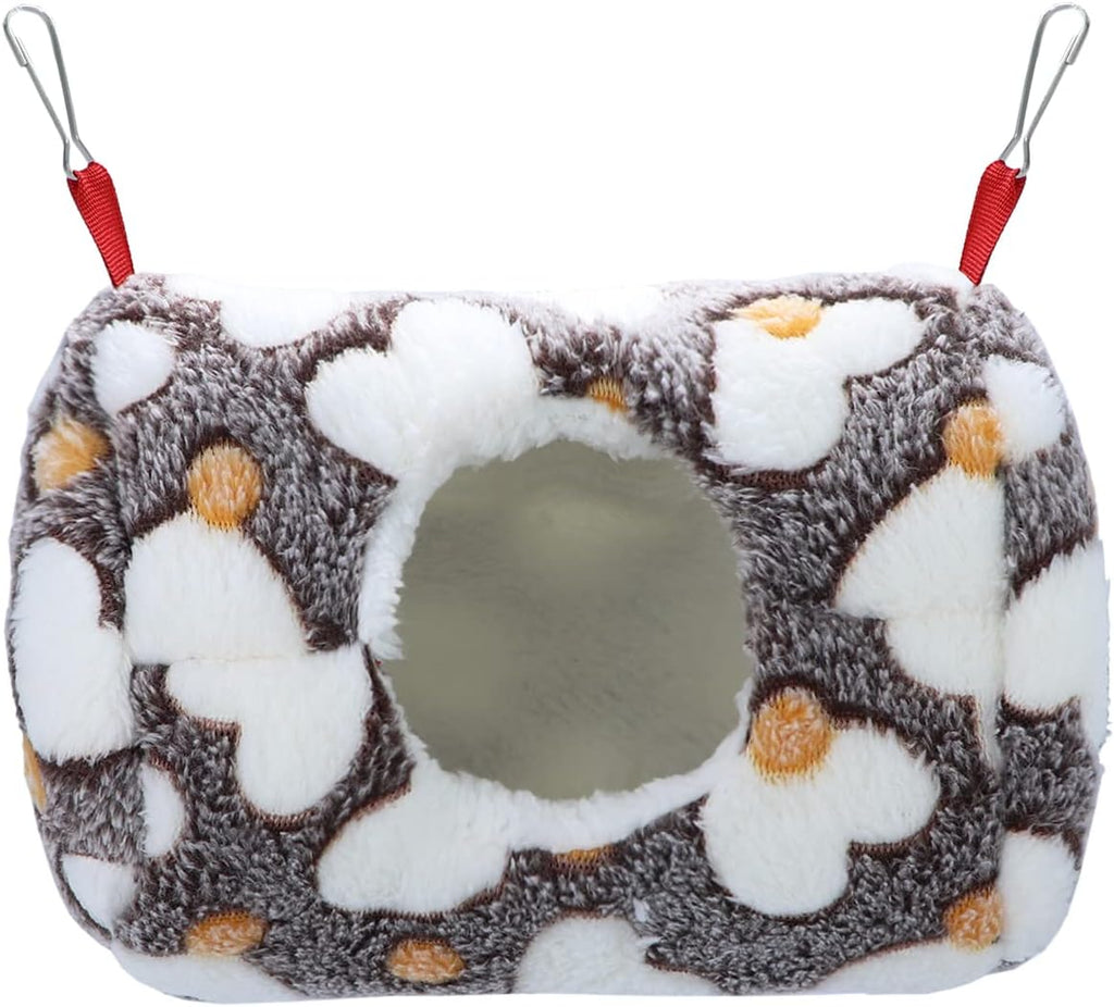 Wontee Hamster Hammock Warm Bed House Small Animal Hideout for Hamsters Gerbil Young Rat Mouse (Pink)