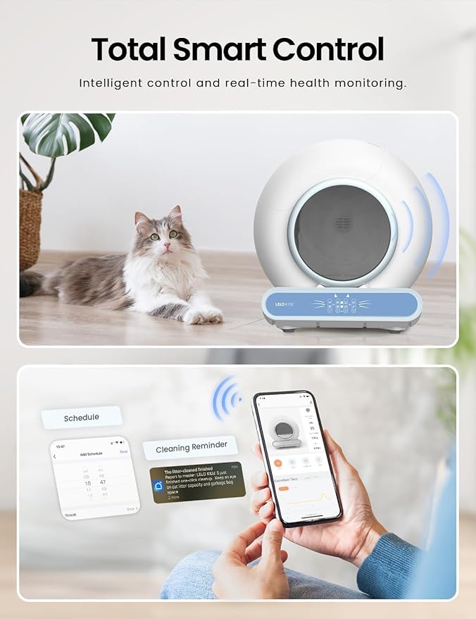 Self Cleaning Litter Box, Integrated Safety Automatic Cat Litter Box Self - Image 3