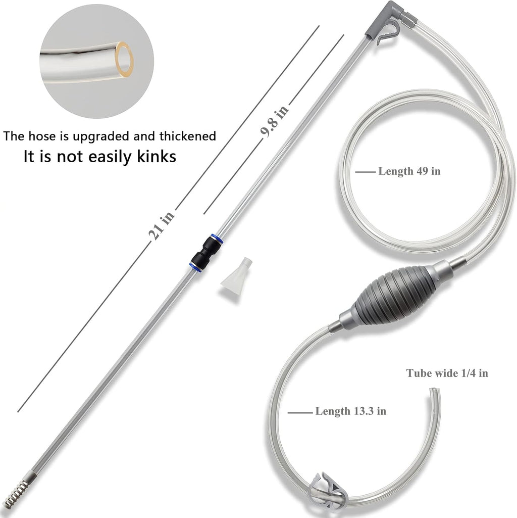 AREPK Aquarium Siphon Vacuum and Water Changer Kit for Small Fish Tanks