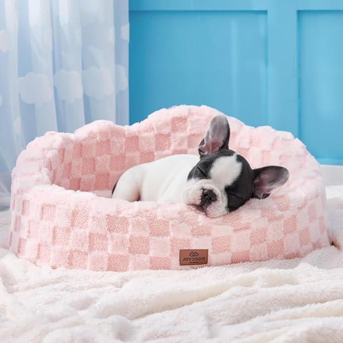 Joydeco Cloud Dog Bed for Small Dogs & Cats, Washable Pet Bed by JOYDECO