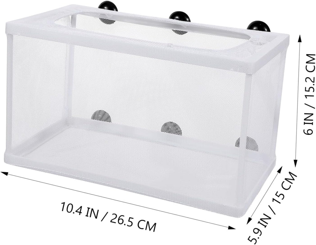 2pcs Fish Hatchery Box Aquarium Separation Net Nylon Incubator Mesh - Large Size