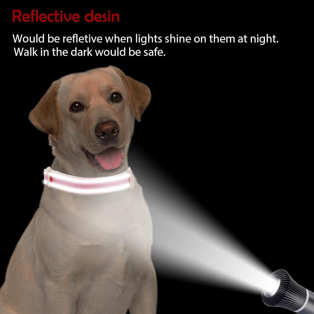 Lionheart glory Airtag Dog Collar Reflective Dog Collars with Airtag Hloder Female Male Baby Pink Collar Dog Adjustable Durable Soft Classic Collar for Small Dogs Pet Gift