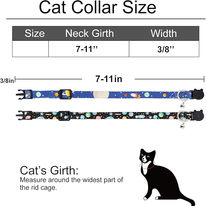 Cat Collar, 2 Pack Breakaway Collar - Image 5