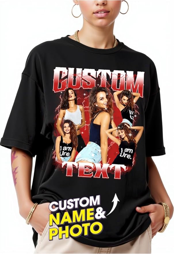 NAZENTI Custom Bootleg Rap Tee, Custom T-Shirts - Image 2