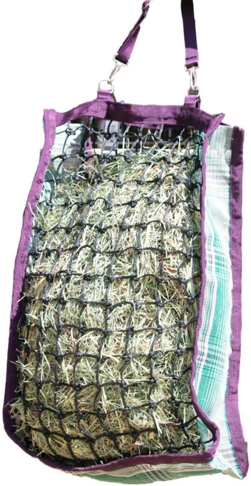 Slow Feed Hay Bag, 4 Flake, Durable Nylon Straps, Atlantis