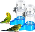 2 Pack Automatic Bird Cage Water Dispenser, 4.73 oz Parakeet Water Feeder