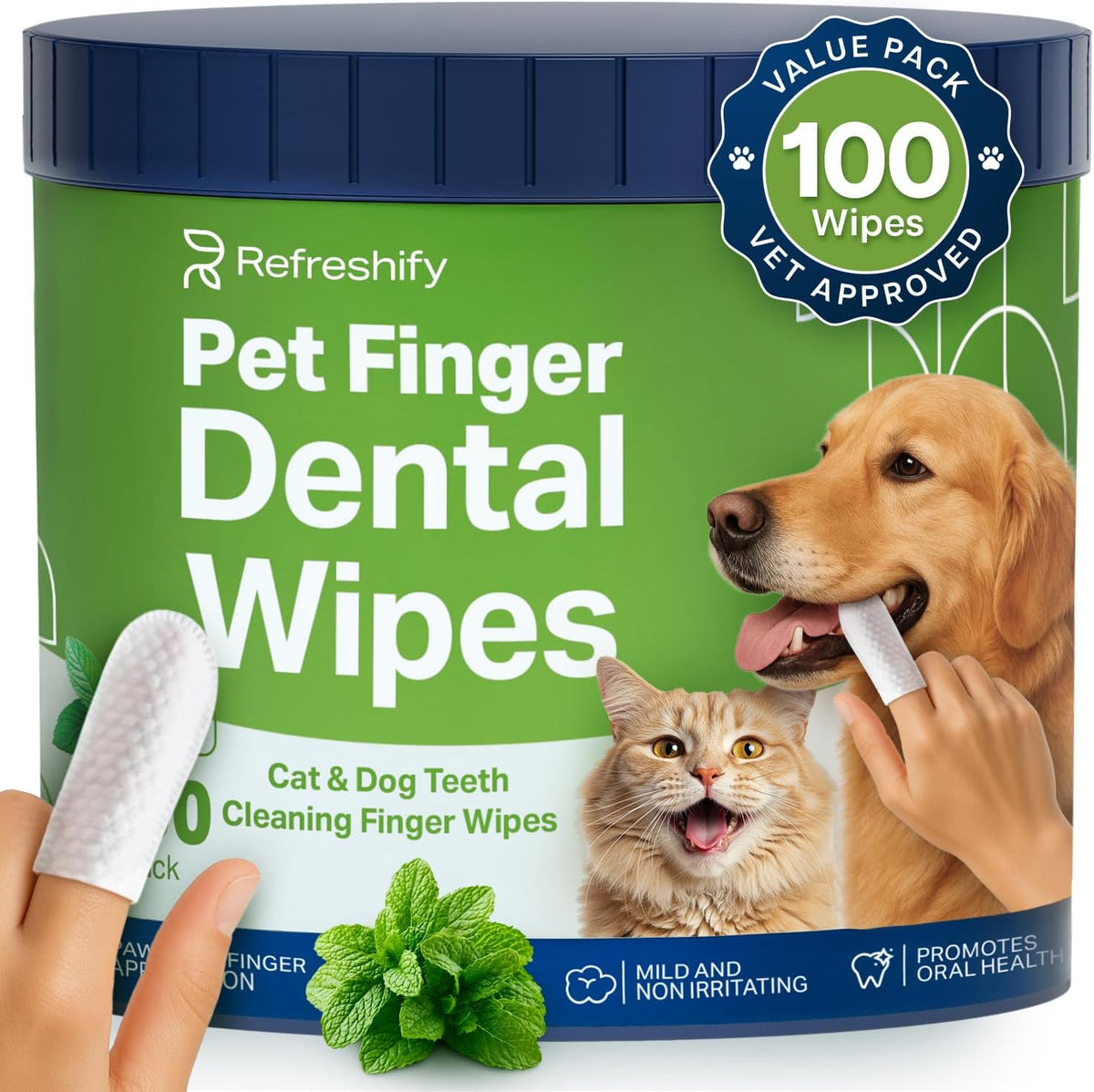 Dog Wipes for Paws and Butt (400 Ct) Plant Based Pet Wipes for Dogs & Cats