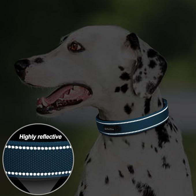 PetiFine Neoprene Padded Dog Collar, Heavy Duty Comfort Dog Collar - Image 4