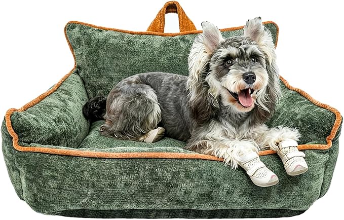 Orthopedic Dog Bed with Memory Foam, Washable Plush Pet Bed by Unknown